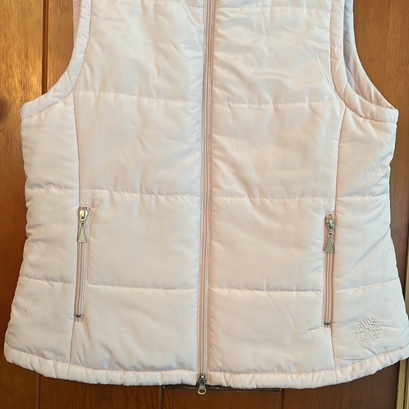 Light Pink Leslie Fay Sport Down Filled Vest. - Picture 2 of 7